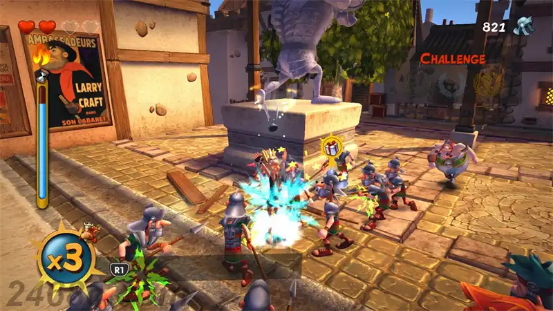 [PS4游戏]幻想新国度2 拉斯维根的罗马隆隆 Asterix and Obelix XXL 2 Roman Rumble in Las Vegum