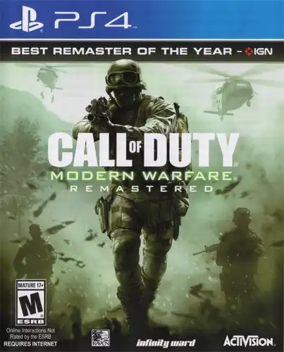 [PS4游戏]使命召唤4：重制版Call of Duty: Modern Warfare Remastered