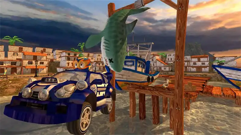 [PS4游戏]沙滩赛车竞速 Beach Buggy Racing