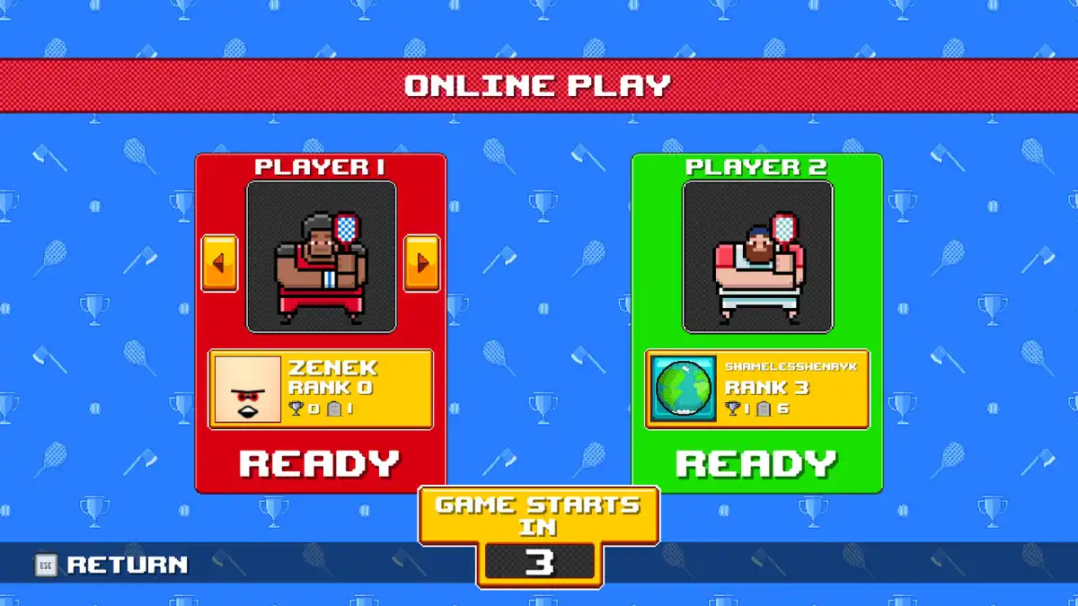 [PS4游戏]伐木工网球：对战版 Timber Tennis: Versus
