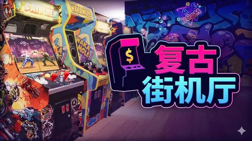 《复古街机厅》Steam中文版下载指南_街机经营模拟_进度偏快