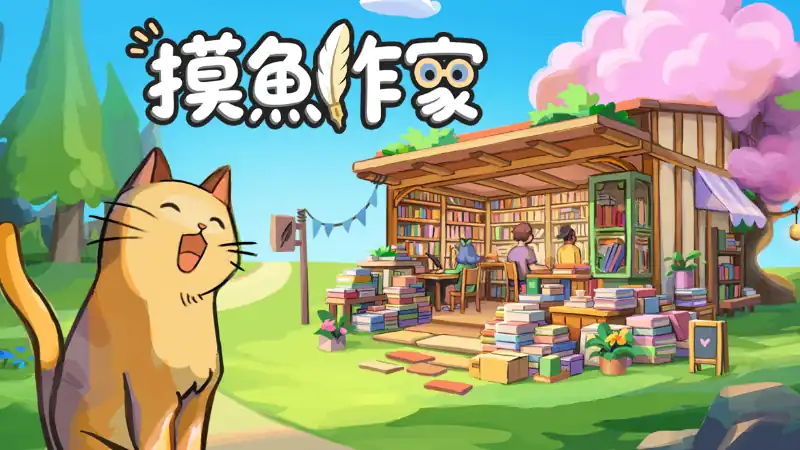 摸鱼作家Idle Bookstore | Steam中文 | 打字桌宠放置